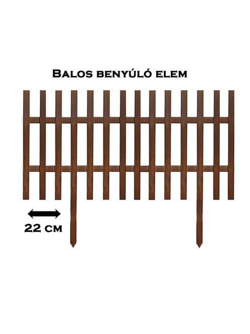 Balos 22 cm benyúló elem