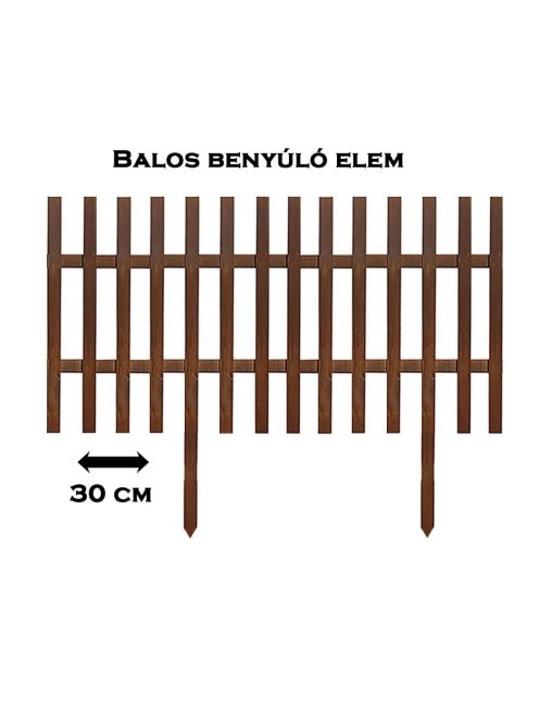Balos 30 cm benyúló elem