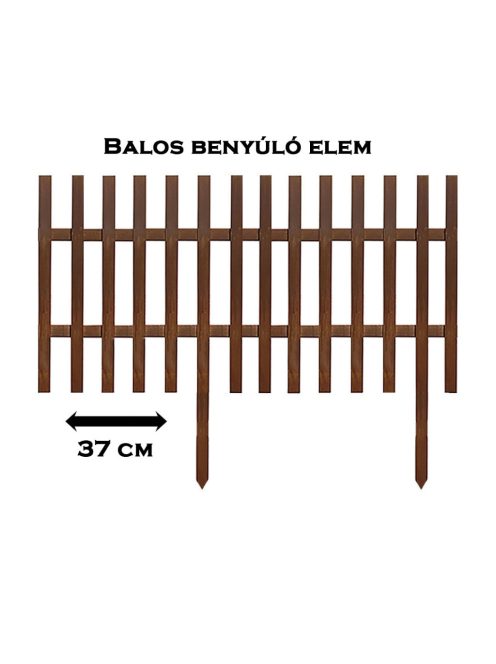 Balos 37 cm benyúló elem