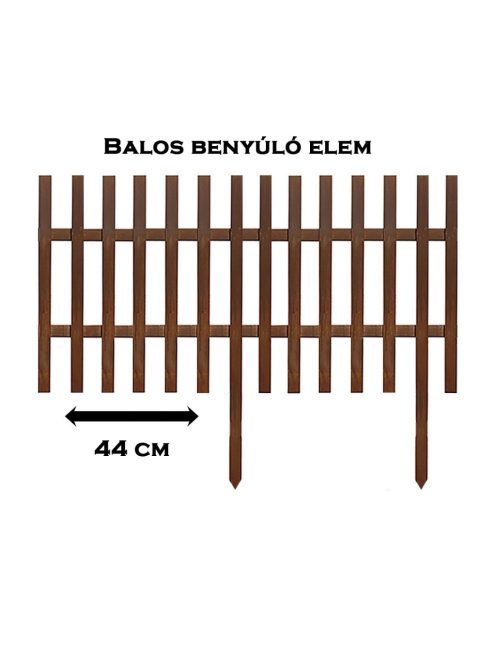 Balos 44 cm benyúló elem
