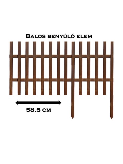 Balos 58.5 cm benyúló elem