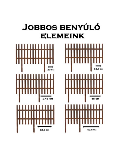 Jobbos benyúló elemeink