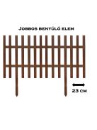 Jobbos 23 cm benyúló elem 