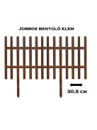 Jobbos 30,5 cm benyúló elem 