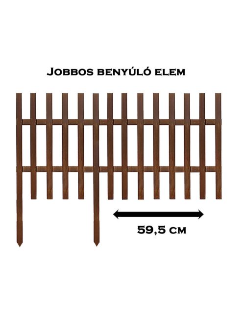 Jobbos 59,5 cm benyúló elem 